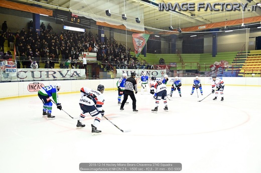 2019-12-14 Hockey Milano Bears-Chiavenna 2740 Squadra